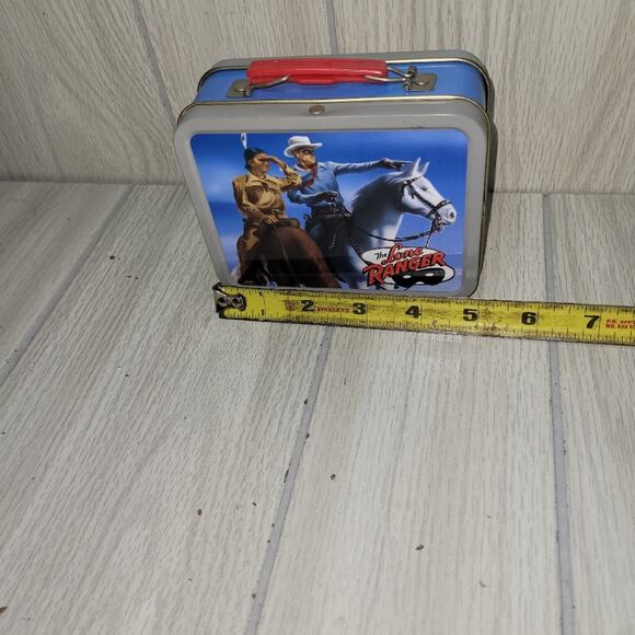 Vtg 2001 The Lone Ranger Metal Mini Lunch Box Cheerios 60th Anniversary Colab - Picture 3 of 7